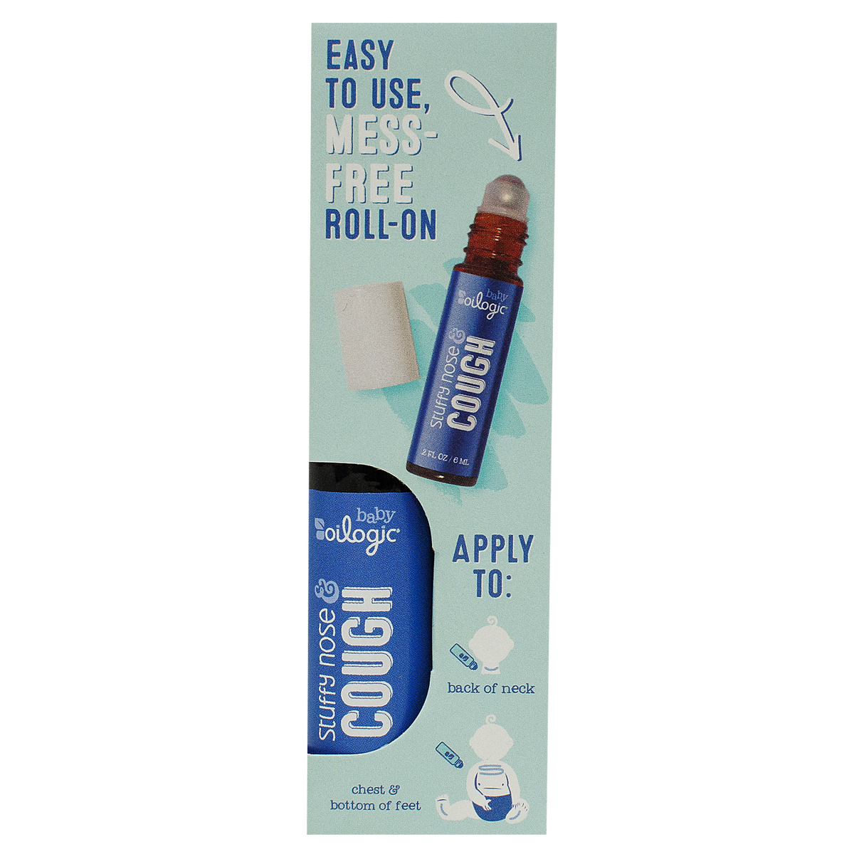 Essential Oils for Babies Cough & Cold Oilogic RollOn