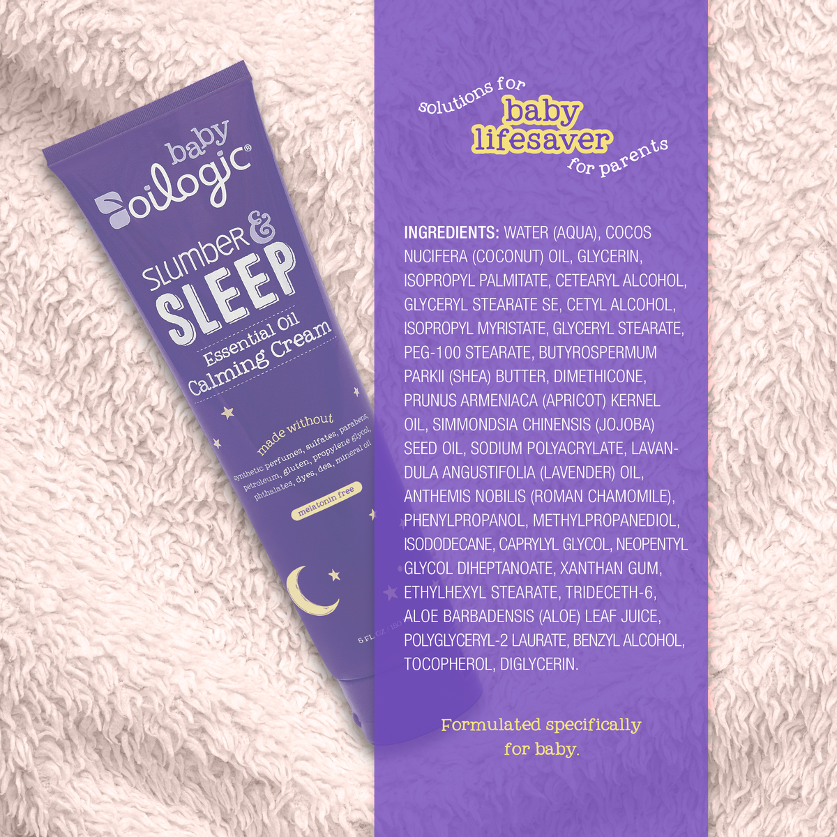 Sleep Essential Oil Calming Cream for Babies and Kids