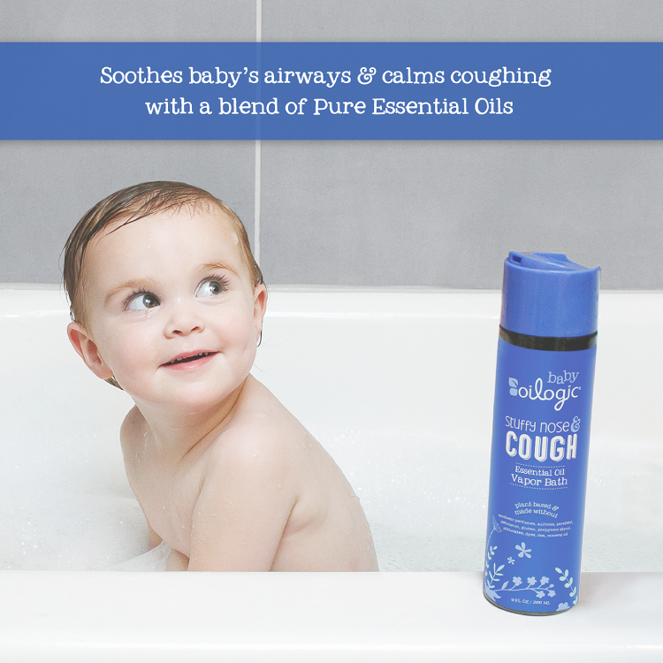 Oilogic Baby | Stuffy Nose & Cough Vapor Bath