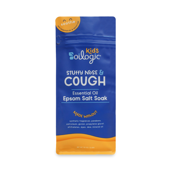 Kids Stuffy Nose & Cough Essential Oil Epsom Salt Soak