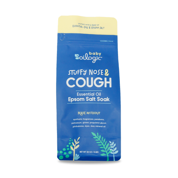 Stuffy Nose & Cough Essential Oil Epsom Salt Soak