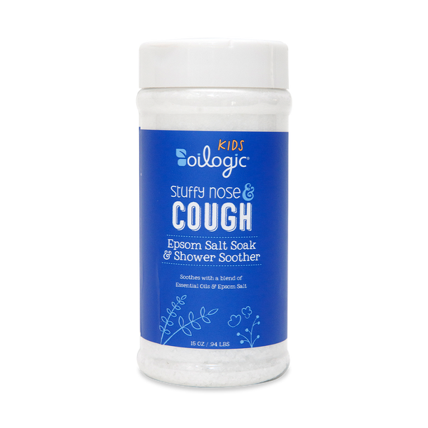 Kids Stuffy Nose & Cough Essential Oil Epsom Salt & Shower Steamer