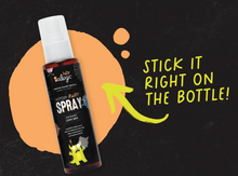 Monster Away Spray Label