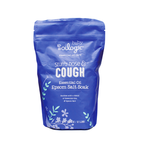 Stuffy Nose & Cough Essential Oil Epsom Salt Soak